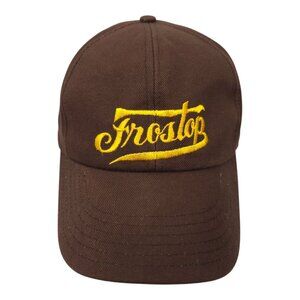 Frostop Root Beer Snapback Cap Vintage Embroidered Logo Trucker Baseball Hat USA